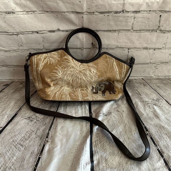 Bueno Women's Elephant Brown Hand Bag, Pre-owned - Picture 2 of 6